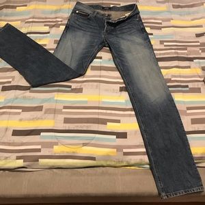 burberry black label denim pants